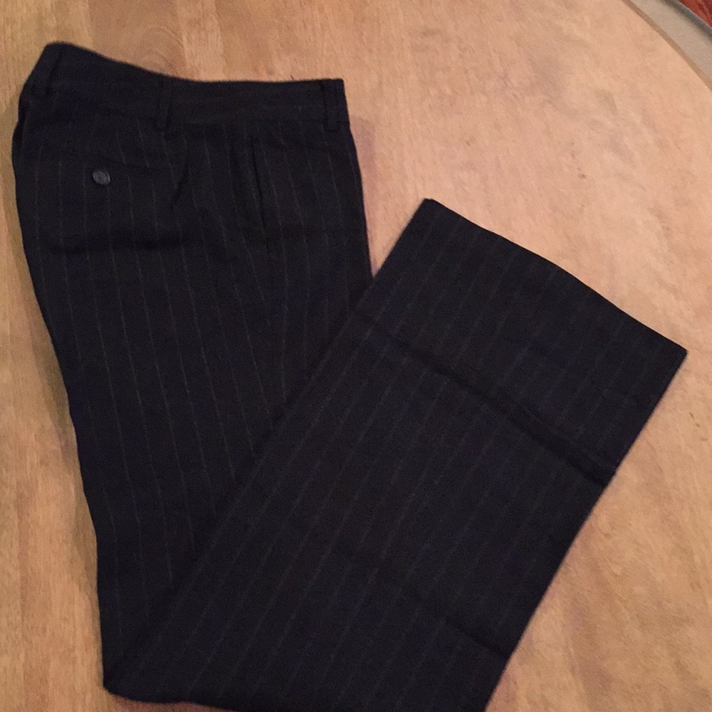 J.Crew super 110s wool pinstripe dress pants